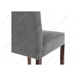 Стул деревянный dark walnut / fabric grey