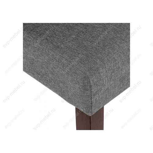 Стул деревянный dark walnut / fabric grey