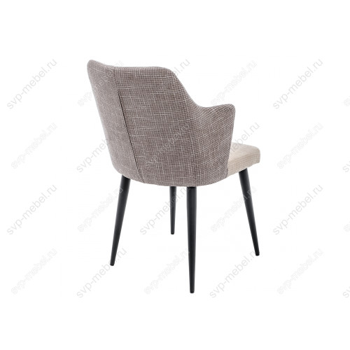 Стул Velen dark brown / beige fabric