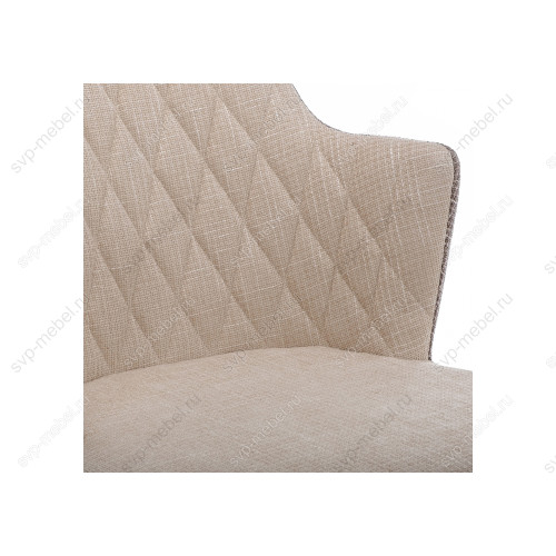 Стул Velen dark brown / beige fabric