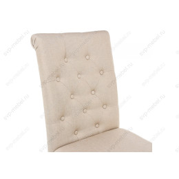 Стул деревянный Amelia dark walnut / fabric cream
