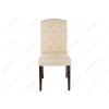 Стул деревянный Menson dark walnut / fabric cream