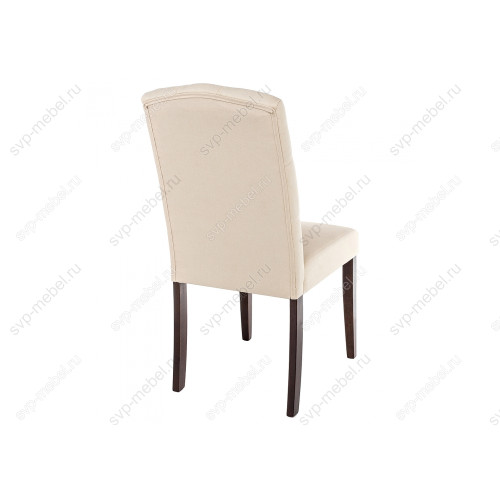 Стул деревянный Menson dark walnut / fabric cream