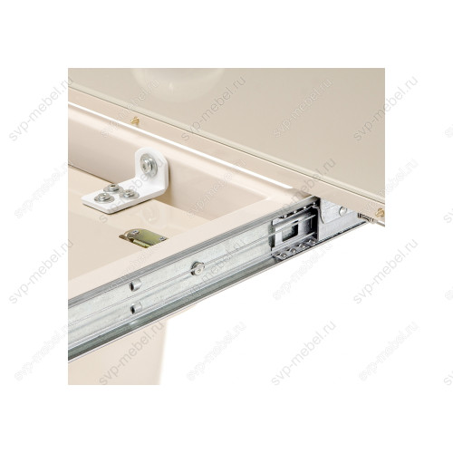 Стол стеклянный Space 120 бежевый