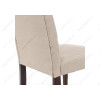 Стул деревянный Amelia dark walnut / fabric cream