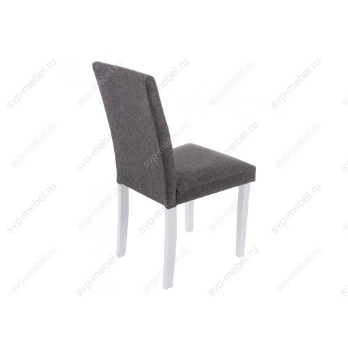 Стул деревянный Стул Gross white / dark grey