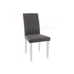 Стул деревянный Стул Gross white / dark grey
