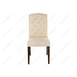 Стул деревянный Menson dark walnut / fabric cream
