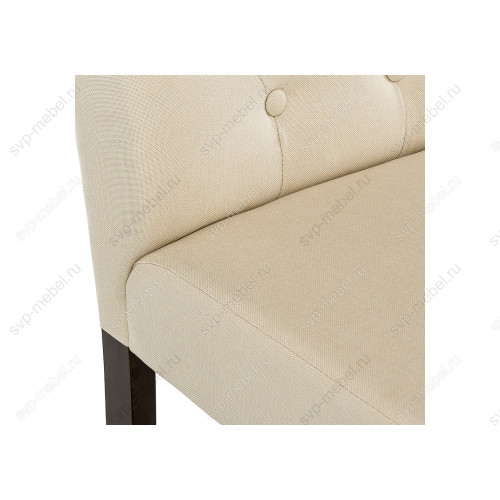 Стул деревянный Menson dark walnut / fabric cream