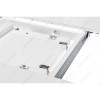 Стол стеклянный Plas 160 super white