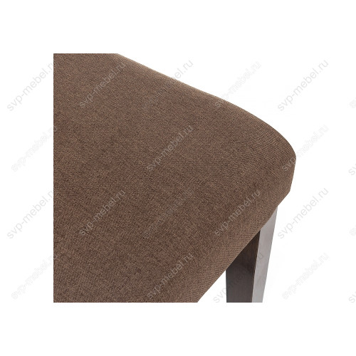 Стул деревянный Amelia dark walnut / fabric brown