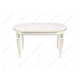 Стол деревянный Romeo молочный патина