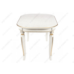 Стол деревянный Romeo молочный патина