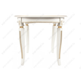 Стол деревянный Romeo молочный патина