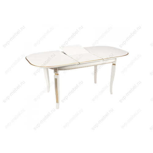 Стол деревянный Romeo молочный патина