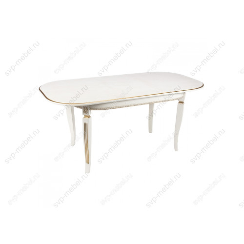 Стол деревянный Romeo молочный патина