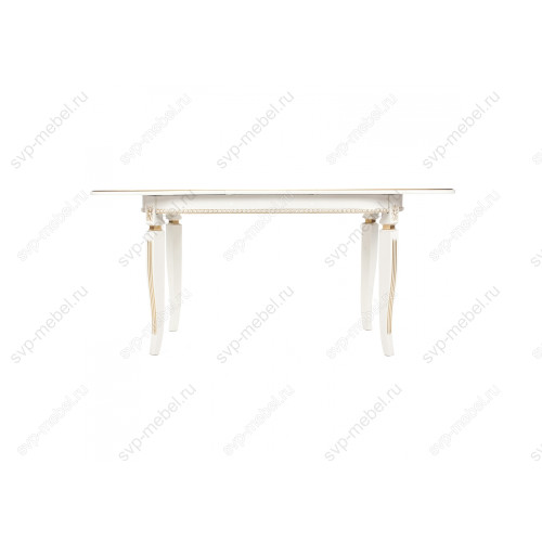 Стол деревянный Romeo молочный патина