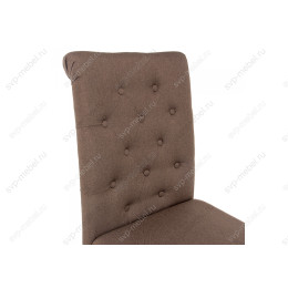 Стул деревянный Amelia dark walnut / fabric brown
