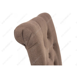Стул деревянный Amelia dark walnut / fabric brown