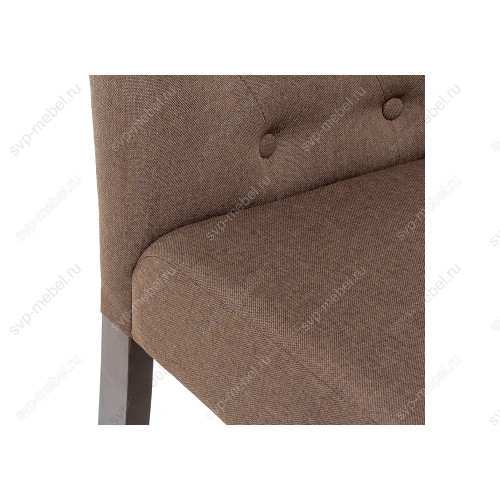 Стул деревянный Amelia dark walnut / fabric brown