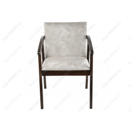 Стул деревянный Lono tobacco / light grey