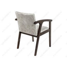 Стул деревянный Lono tobacco / light grey