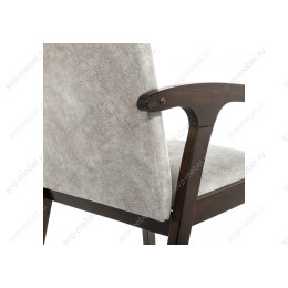 Стул деревянный Lono tobacco / light grey