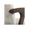 Стул деревянный Lono tobacco / light grey