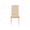 Стул деревянный Menson white / fabric сream