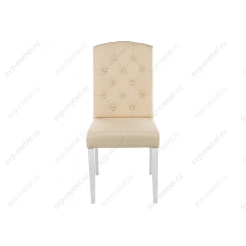Стул деревянный Menson white / fabric сream