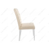 Стул деревянный Menson white / fabric сream