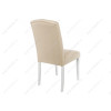 Стул деревянный Menson white / fabric сream