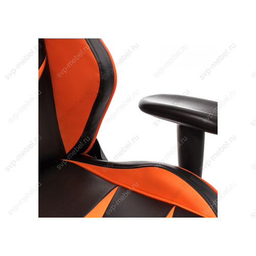 Компьютерное кресло Racer черное / оранжевое