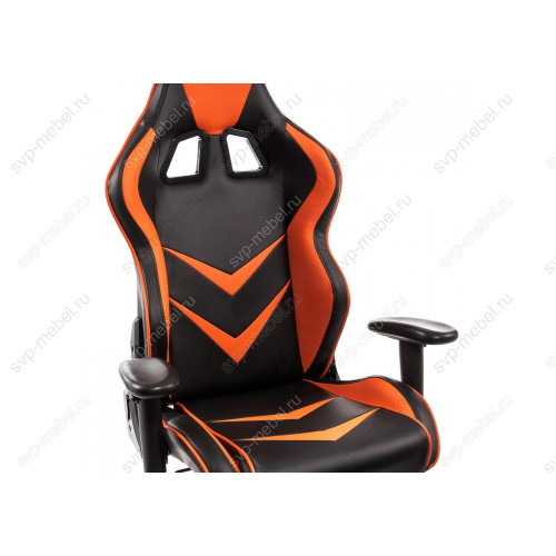 Компьютерное кресло Racer черное / оранжевое