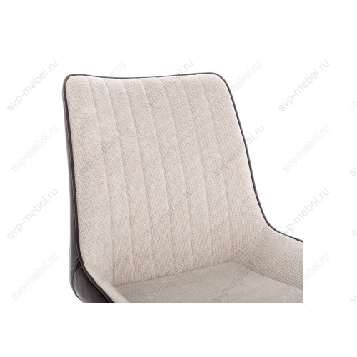 Стул Seda light beige / dark brown