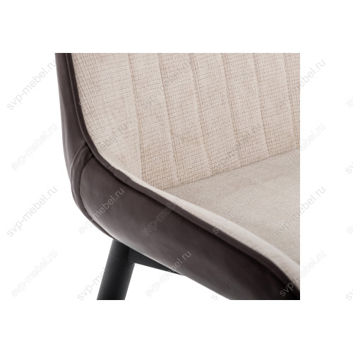 Стул Seda light beige / dark brown