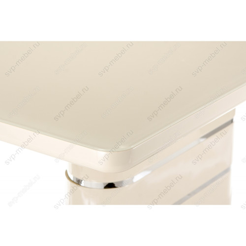 Стол стеклянный Plas 160 beige