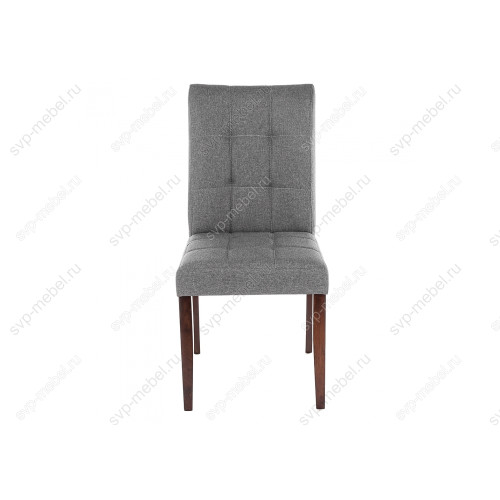 Стул деревянный Madina dark walnut / fabric grey