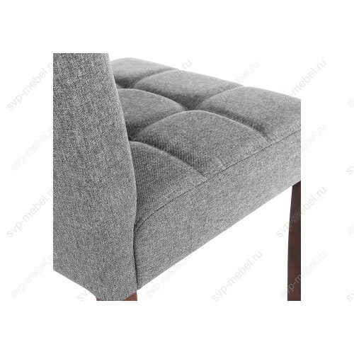Стул деревянный Madina dark walnut / fabric grey