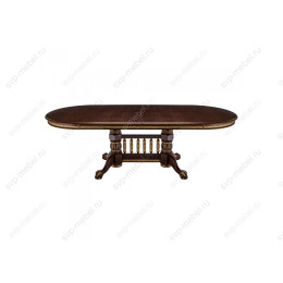 Стол деревянный Кантри орех с золотой патиной