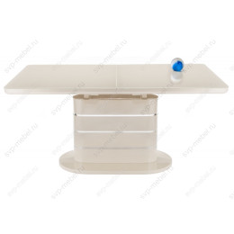 Стол стеклянный Plas 160 beige