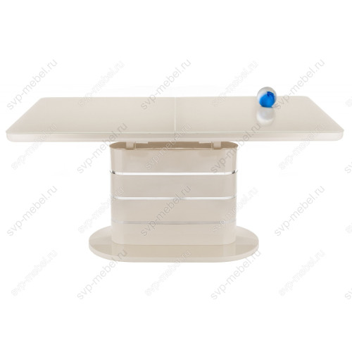 Стол стеклянный Plas 160 beige