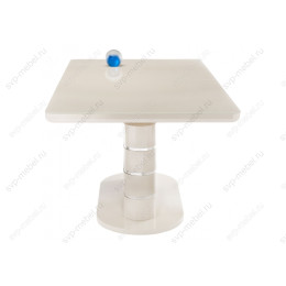 Стол стеклянный Plas 160 beige