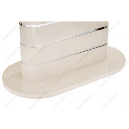 Стол стеклянный Plas 160 beige