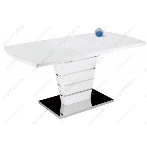 Стол стеклянный Space 160 белый