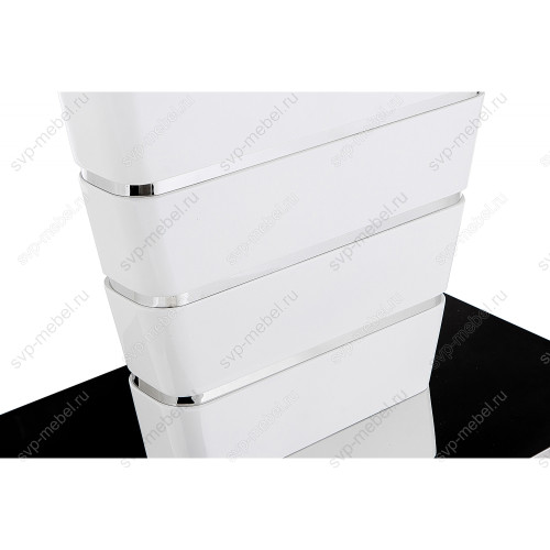 Стол стеклянный Space 160 белый