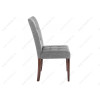 Стул деревянный Madina dark walnut / fabric grey