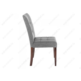 Стул деревянный Madina dark walnut / fabric grey