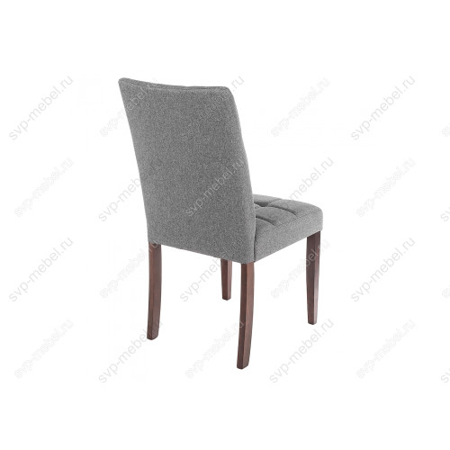 Стул деревянный Madina dark walnut / fabric grey
