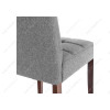 Стул деревянный Madina dark walnut / fabric grey